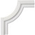 Ekena Millwork PML08X08SE-2-CASE-4 8 inch W x 8 inch H x 3/4 inch P Seville Panel Moulding Corner (4-Pack),