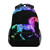 School Backpack Colorful Fire Unicorn Bookbag for Boys Girls Teens Casual Travel Bag Computer Laptop Daypack