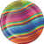 Creative Converting 322291 96 Count Sturdy Style Dessert/Small Paper Plates, Serape