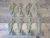 8 CAST Iron Mermaid Hooks with Wall Mount Ring!