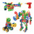 MEIGO STEM Learning Toys - Toddlers Educational Construction Engineering Building Blocks Set Best Preschool Gift Kit for Kids 3 4 5 6 7 8 Year Old Boys Girls (117pcs Upgraded Version)