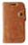 Yogurt for iPhone Xs (5.8 Inch) Case, for iPhone X Case, Handmade Genuine Leather Wallet Cover Brown