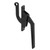 Prime-Line Products TH 24103 Truth Hardware Casement Locking Handle, with Keeper, Tie Bar, Black