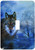 3dRose lsp_173003_1 The Blue Wolf is a Digital Composition of Six Photographic Elements Light Switch Cover