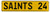 Vintage Parts 545482 Yellow Stamped Street Sign Mancave Wall Art (24 NFL New Orleans)