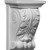 Ekena Millwork COR03X02X05LE-CASE-2 3 7/8 inch W x 2 3/4 inch D x 5 7/8 inch H Legacy Acanthus Corbel (2-Pack),