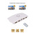 E-SDS 1x4 HDMI Splitter 4K 60HZ HDR - 4:4:4 8bit,3D,HDMI 2.0,HDCP 2.2,18Gbps,HDMI Splitter 1 in 4 Out w/Downscaling(4K to 1080P),Cascadable,Audio EDID