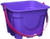 Amscan Square Pail Container | New Purple | Party Accessory | 12 Ct.