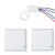 NineLeaf 2 Pack Light Wireless Remote Control 110V One-way Lamp Switch 1 Pack Controller Wall Switch Light ON/OFF Receiver(2 one-way wireless switch + 1 receiver)