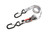 Master Lock 3113DAT Spring Clamp Tie-Down with Strap Trap and S Hooks with Clip - Pack of 2