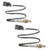 SCITOO Oxygen Sensor 234-4457 1 Upstream and 1 Downstream fit 2002-2008 Mini Cooper 1.6L