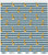 Ambesonne Harbour Stripe Shower Curtain, Old Fashion Stylish Nautical Fashion with Anchors Coast Theme, Fabric Bathroom Decor Set with Hooks, 70 inches, Earth Yellow Slate Blue