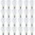 Philips 409821 100 Watt Equivalent Halogen A19 Dimmable Light Bulb, Soft White, 24 Pack