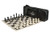 US Chess Federation Supreme Triple Weighted Chess Set Combo - Black