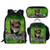 Dellukee Middle School Backpack Set With Lunch Bag Pencil Bags For Kids Fashion Book Bag Cobra Print