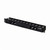 Navepoint 1U Horizontal 19-Inch Rack Mount Cable Management Raceway Duct Panel With Cover Black