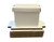 (5) SHORT White Comic Storage Boxes - Holds 150 - 175 Comic Books