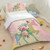 Sleepwish Glitter Unicorn Bedding Girl Trendy Pink Rose Duvet Cover Twin 3 Pieces Kids Magical Horse Pretty Bed Sets