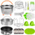 Aiduy 18 pieces Pressure Cooker Accessories Set Compatible with Instant Pot 6,8 Qt - 2 Steamer Baskets, Springform Pan, Stackable Egg Steamer Rack, Egg Beater, 2 Silicone Trivet Mats