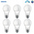 Philips LED A19 SceneSwitch Daylight 3-Setting Light Bulb: Bright/Medium/Low (60-Watt Equivalent) E26 Base, 6-Pack
