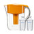 Brita 10 Cup Orange Grand Water Filter Pitcher with 2ct Filter