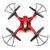 SJ R/C X300-2 RC Drone 4CH 6 Axis 2.4G - RC Quadcopter One Key to Auto-Return Headless Mode 360°Rolling RC Quadcopter Remote (Red)