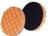 3M Finesse-it Buffing Pad 02648B, Hook-and-Loop, 3-1/4" Diameter, Orange Foam - Black Loop (Pack of 10)