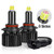 9005 HB3 LED Headlight Bulbs, Newest Upgraded 8 Sides CSP Chips 360 Degree Lighting, High Beam Low Beam Fog Light Super Bright White 6000K 12000LM All-in-One Conversion Kit
