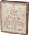 Primitives by Kathy Rustic Christmas Hope Tree Slat Box Sign