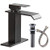 BWE Waterfall Commercial Spout Single Handle One Hole Bathroom Sink Faucet Oil Rubbed Bronze Deck Mount Lavatory