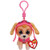 T&Y Ty Paw Patrol SKYE - Cockapoo Dog clip Plush Key Chain