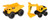 Cat Tough Trucks 2 Pack Dump Truck And Excavator