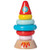 Manhattan Toy Stacker Rocket Baby and Toddler 7 Piece Magnetic Wooden Stacking Toy Set