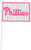 "Philadelphia Phillies Major League Baseball Collection" Plastic Flags, Party Decoration