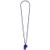 Purple Whistle On Chain Necklace, Party Accessory