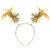 Amscan Ponytail Headbopper, Party Accessory, Gold