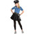 Police Dress Halloween Costume for Girls, 3-4T, with Included Accessories, by Amscan