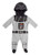 Star Wars Darth Vader Baby Boys Costume Zip-Up Footies with Hood 18 Months