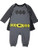 Warner Bros. Batman Baby Boys' Costume Coverall with Cape, Grey/Black (3-6M)