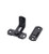 2 PCS 90 Degree Right Angle Door Latch Hasp Bending Latch Buckle Bolt Sliding Lock Barrel Bolt with Screws for Doors and Windows