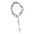Venerare Beautiful Catholic Rosary with Glass Beads (Purple)