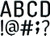 Creative Teaching Press Black Letter Board 5" Uppercase Designer Letters (8748)
