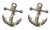 Beistle S54213AZ2, 2 Piece Jointed Anchors, 61", Multicolored