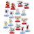 Beistle 54997 Fantasy Mini Centerpieces, 4"-5", Multicolor