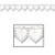 Lace Heart Garland Party Accessory (1 count) (1/Pkg)
