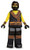 Disguise Cole Lego Ninjago Movie Prestige Costume, Yellow/Black, Small (4-6)