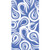 Creative Converting Coordinates Collection 16 Count Guest Towels/Large Napkins, True Blue Swirl