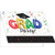 Creative Converting 335387# #1 Grad Invitations, 5" x 4", Multi-colored