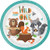 Wild One Woodland Dessert Plates, 24 ct