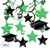 Amscan 679491.03 Hanging Foil Swirl Mega Value Pack Decoration, One Size, Green